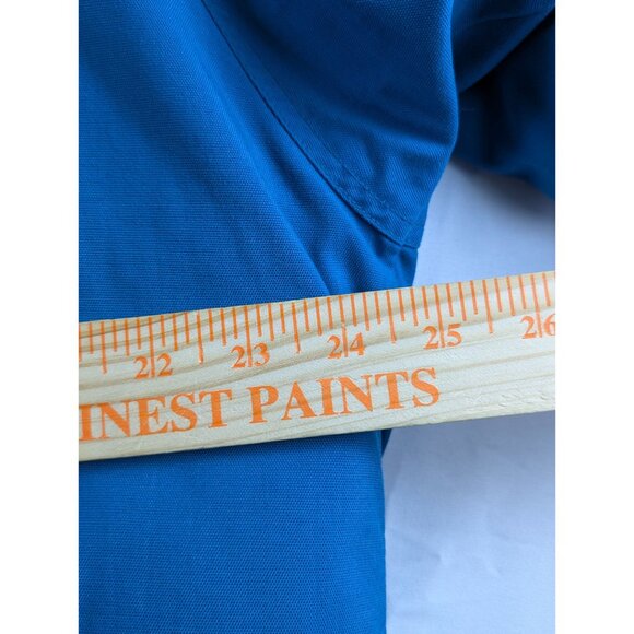 Columbia Womens Medium Blue Black Heavyweight Winter Jacket Lined Full Zip Coat - Picture 4 of 15